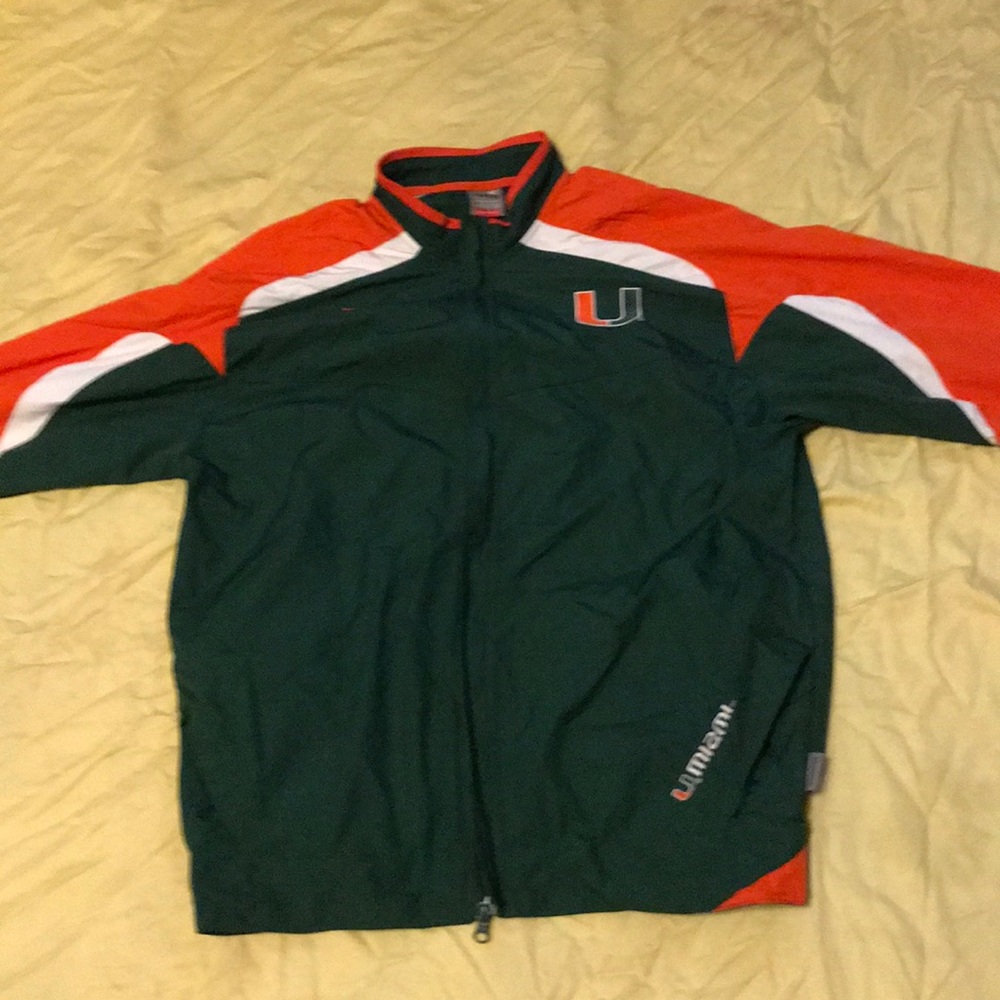 Miami hurricanes Nike windbreaker - Picture 1 of 4